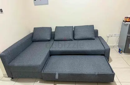 IKEA L shape sofas store cum bed you can fix the storage lift or Right any side you want