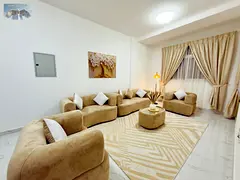 Brand new 2BR furnished apartment, first tenant in Ajman Al Nuaimiya 2, new building, near Al Ain Ho