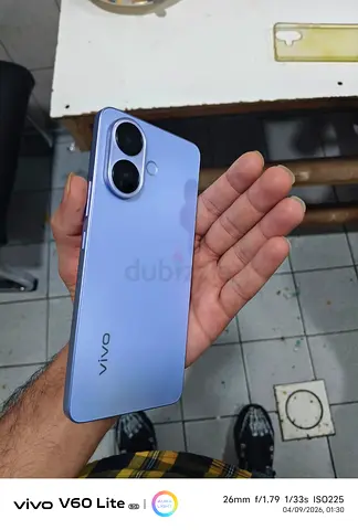 Vivo V60 Lite 5G - 12GB RAM, 256GB, Elegant blue  (Brand New/With Bundle)