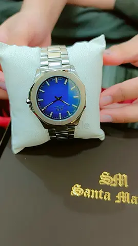 Santa Maria Stainless Steel Men’s Watch with Blue Dial - Excellent Condition(NEW)