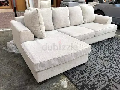 The One Kingston L shape sofa beige