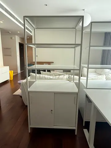 IKEA TROTTEN Cabinet with Sliding Doors