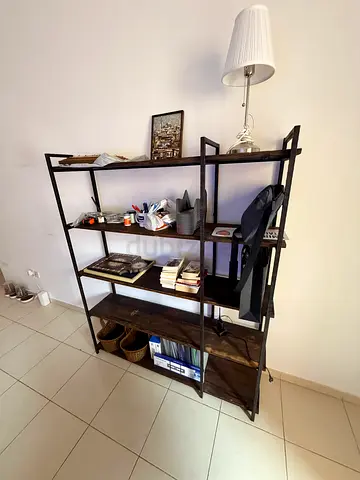 Bookshelf industrial vintage