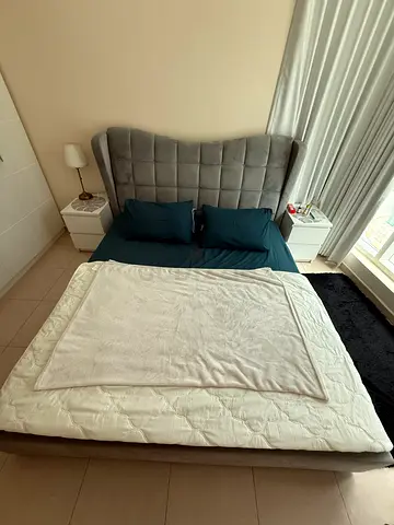 King size bed with medical mattress (ortho)