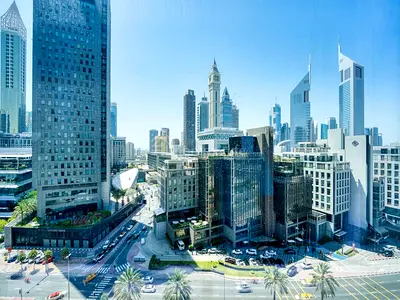 FULL DIFC VIEW | BEDROOM AREA | WELL MAINTAINED