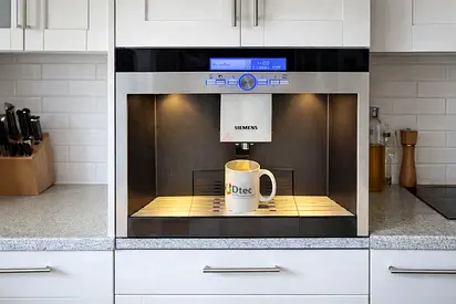 Siemens built in coffee machines with multiple options