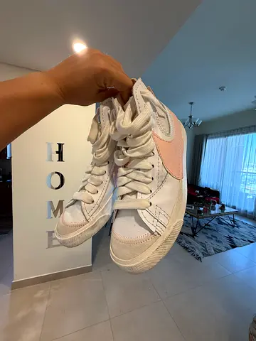 Nike Blazer Mid 77 Jumbo - White  Pink - used