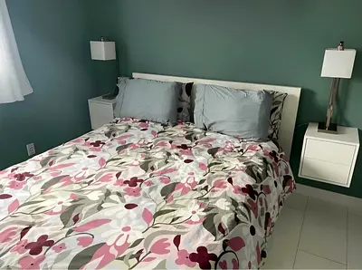Ikea bed and mattress/queen size