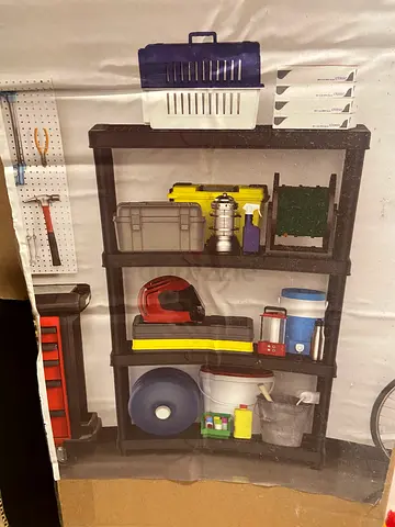 Shelving rack - 141cm height- 90cm width- 35cm depth