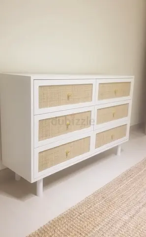 Rattan chest drawers