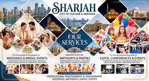 📸 Professional Photography  Videography Services in Sharjah