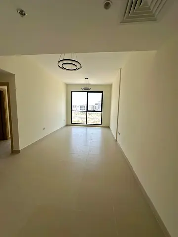 One bedroom and living room, brand new, for annual rent in Sharjah, Tilal City, near Victoria Inter
