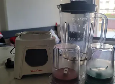 Moulinex Blender with Grinder  Chutney Jars – Working, Good Condition
