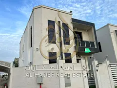 Luxury villa for sale in Al Yasmin, prime corner location 5 master bedrooms with high-end custom fin