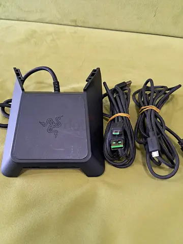 Razer Chroma Charging Dock / Hub with Cables (used)