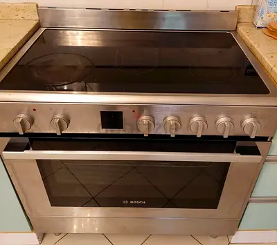 Bosch latest model see 8 electric ceramic 5 hobs stove oven fan cooking range 90x60 by tara
