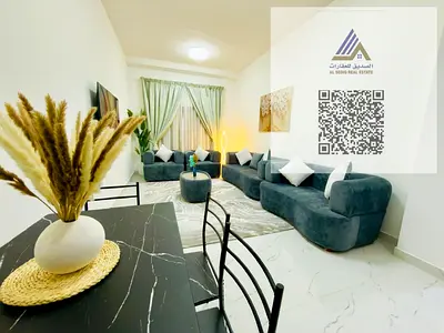 No Commission Furnished apartment for rent in Ajman – Al Nuaimiya 1, in a prime location opposite Al Ain Palace Hotel and near Al Ain Markets