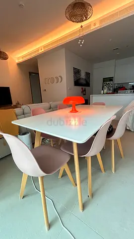 Dining table with 6 chairs