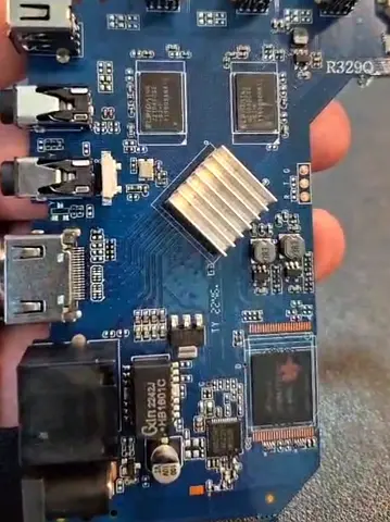 Motherboard Of An Entry-Level Android TV Box,