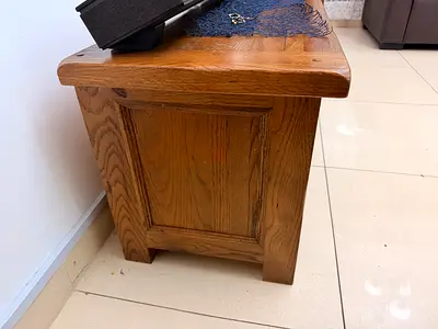 Solid wood tv unit