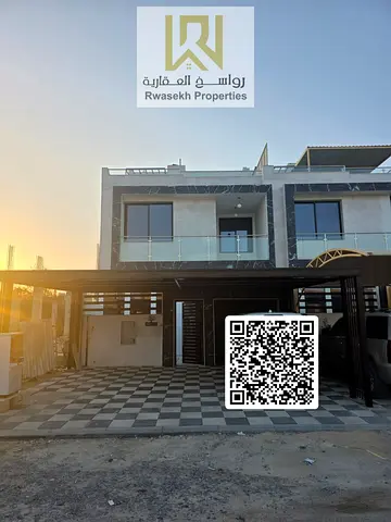 فرصة مميزة للايجار فيلا تاون هاوس في منطقة الزاهية تقع على الشارع الرئيسي بموقع استراتيجي قريب من جميع