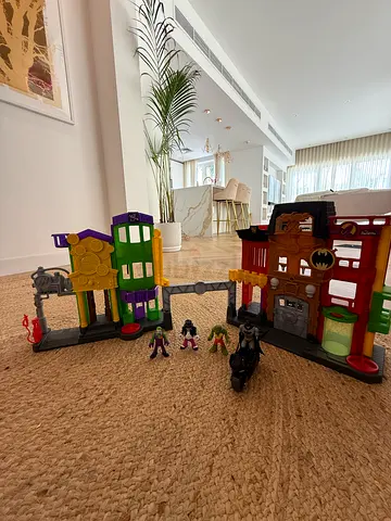Imaginex DC Batman and Joker house