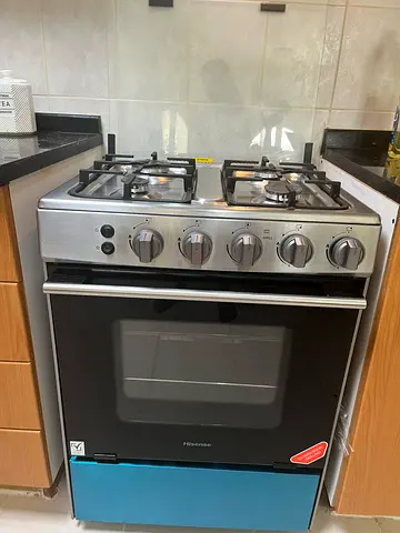 Hisense Freestanding 4-Burner Gas Cooker W/Oven