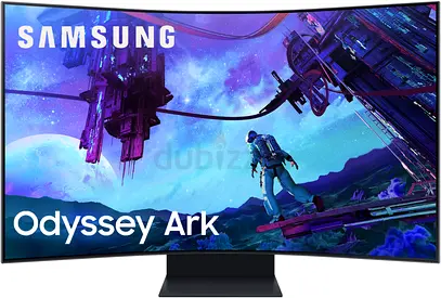 Samsung G97NC Odyssey Ark 55″ UHD Curved Gaming Monitor, Quantum Mini-LED Panel, 165Hz Refresh Rate,