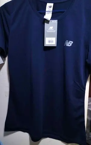 New Balance Sport Short Sleeve Shirt - Navy Blue