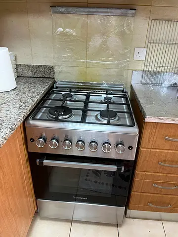 Stainless Steel Freestanding Gas Cooker with Oven - Good Condition