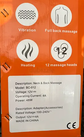 Neck  Back Massager with Heating and Vibration