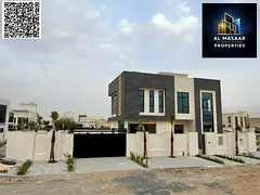 Own a luxury villa in Al Yasmin, Ajman | 6 master bedrooms, 6200 sq ft land area, with a luxurious s