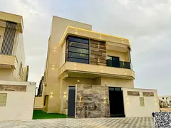 For sale in Ajman | 5 master bedrooms + roof terrace | Large setback | Close to the mosque | Registr
