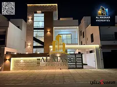 Villa in Al Bahia, three floors, 6 master bedrooms, freehold ownership for all nationalities