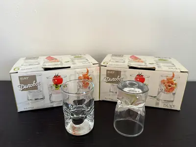 2 boxes of 6 Durobor Duke Glasses