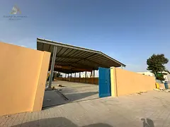 Prime 20,000 Sq. Ft. Open Yard with Industrial Shed | Al Sajaa Industrial Area