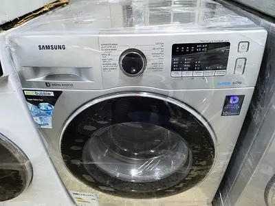 Samsung 8.0 Kg Front Load Washing Machine  - Silver (Good Condition)