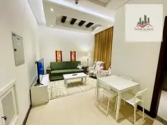 Sharjah Al Riffa a 1room, a hall, a kitchen, two bathrooms, and a furnished balcony for the first re