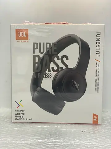 JBL Tune 510BT Wireless On-Ear Headphones - Black (New in Box)