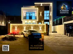 A luxurious villa for sale, combining elegance, comfort, and an ideal location in one of Ajman's