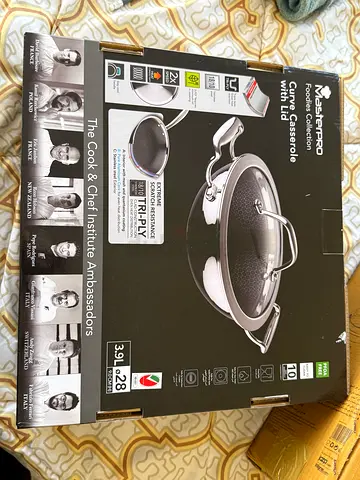 Masterpro 3.9L Casserole with Lid - New in Box