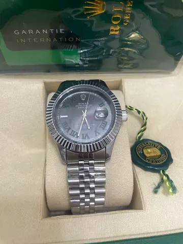 Rolex Datejust-style Stainless Steel Mens Watch with Jubilee Bracelet