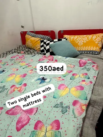 Two Single Beds with Mattresses - Good Condition