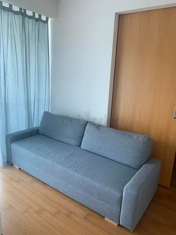 Simple Grey 3-Seater Sofa - Good Condition