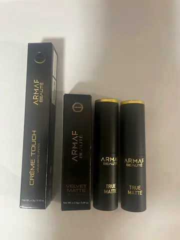 Armaf creme touch, True Matte  Velvet Matte Lipsticks