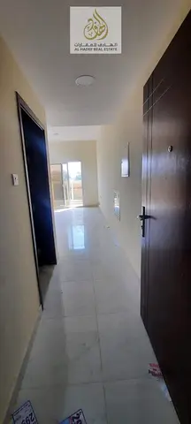 Al Nuaimiya 3, behind Safeer Mall, one bedroom and living room, 2 bathrooms, excellent size