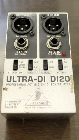 Behringer DI 2-Channel DI Box / Splitter
