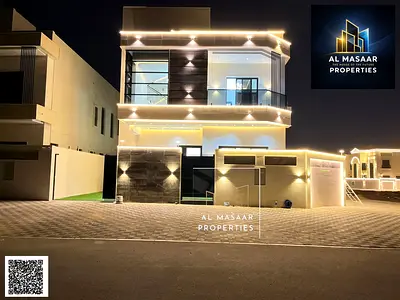 A luxurious villa for sale, combining elegance, comfort, and an ideal location in one of Ajman's mo