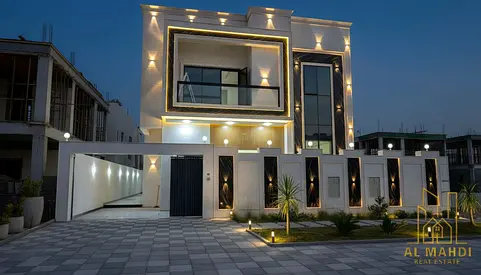 Luxury Villa for Sale in Al Amerah – Ajman | 5 Master Bedrooms | Registration Included | 10% Down Payment