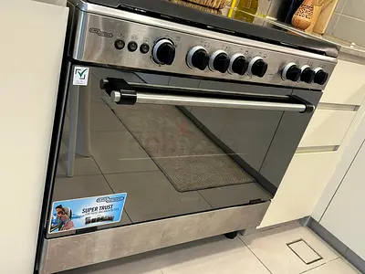 Stainless Steel 90cm Gas Range Cooker with Oven -  Very Good Condition super général